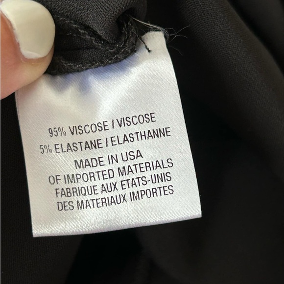 NWT Cushnie High Waisted Cropped Fitted Pants with Pleats ankle SIZE 8 black - Picture 5 of 7